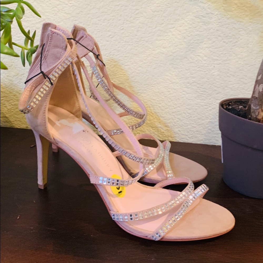 NEW CHINESE LAUNDRY Heels Straps Pink Size 9 - Picture 4 of 5